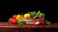 Background Warna pada Sayuran
