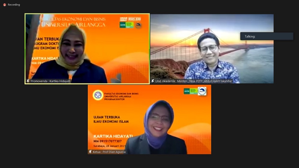 Mendes PDTT & Dr Kartika Hidayati