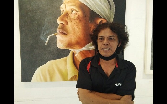 042-Akhmadi Budi Santoso 46 Seniman Malang Pamer Karya di N-Battleground