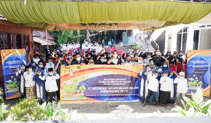 Gandeng PWI Malang Raya, BPF Malang Salurkan Donasi Bagi Anak Yatim