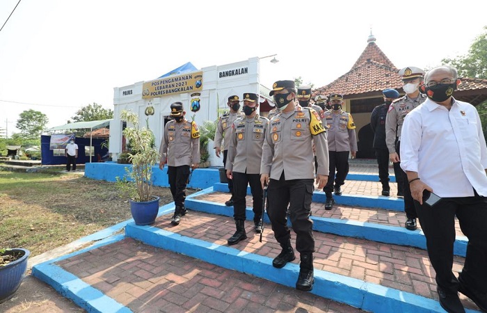 118 Personil Gabungan Disiagakan di Pos Pengamanan Lebaran 2021 di Bangkalan Madura