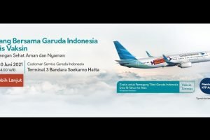 Garuda Sediakan Vaksinasi COVID-19 Gratis bagi Calon Penumpang