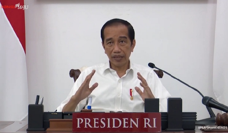 Presiden: Fokuskan Percepatan Vaksinasi di 3 Provinsi di Jawa