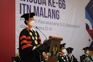 Wisuda ke-66 Periode II, Rektor ITN Ajak Wisudawan Untuk Tidak Berhenti Belajar