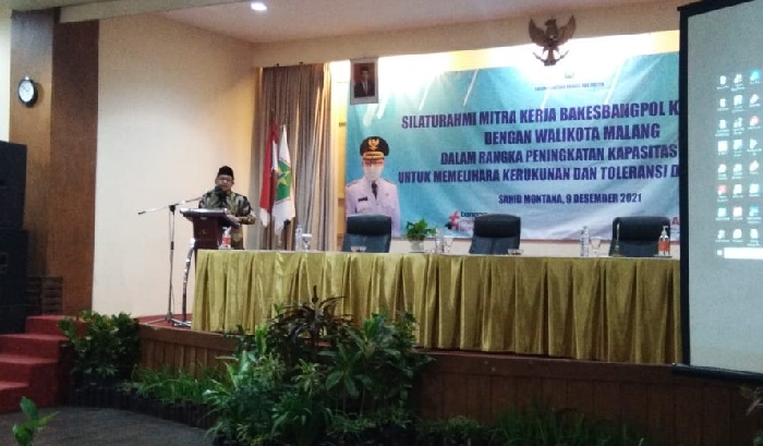 Bakesbangpol Kota Malang Gelar Silaturahmi Mitra Kerja Bakesbangpol dengan Walikota Malang