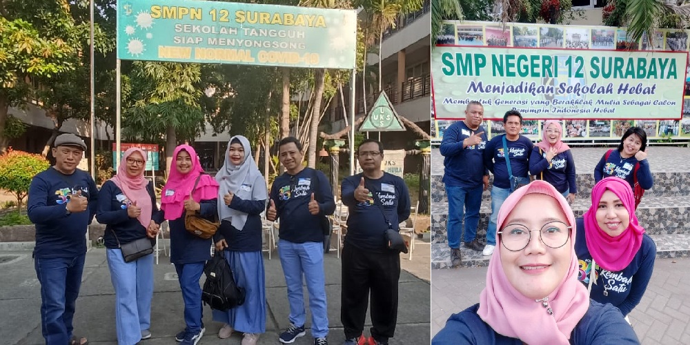 Bertemu di titik kumpul SMPN 12 Surabaya