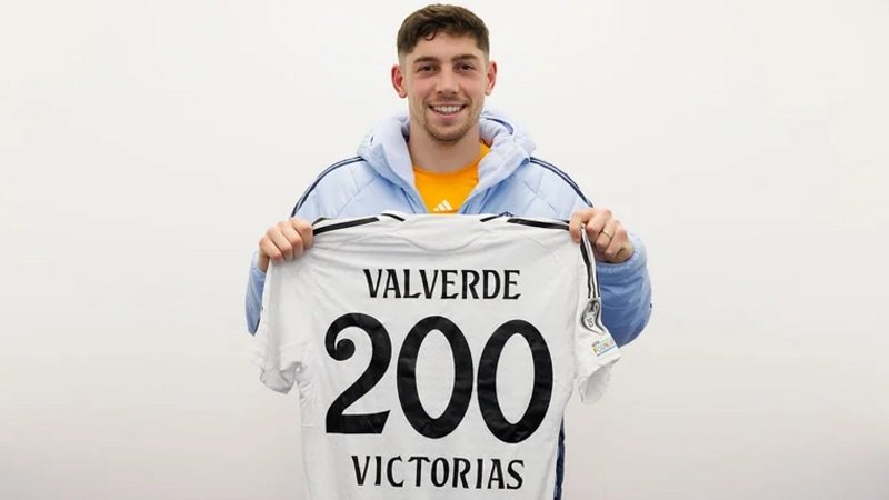 869-Federico Valverde Federico Valverde Gembira Catatkan 200 Kemenangan Bersama Real Madrid
