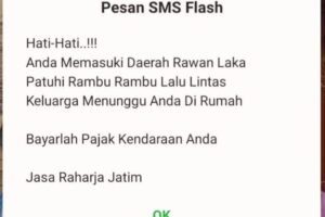 Jasa Raharja SMS Blast