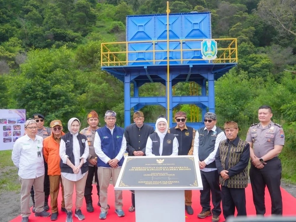 Khofifah Groundbreaking Jalur Lingkar Kaldera Tengger, Bromo Masuk Era Pariwisata Berkelanjutan