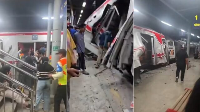 Tabrakan Maut KA Argo Bromo dengan Commuter Line di Bekasi, Empat Tewas dan Puluhan Luka-Luka
