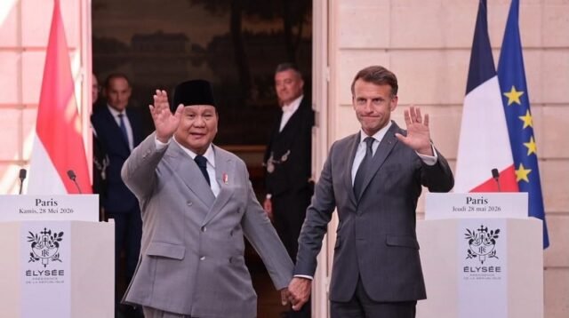 Bertemu Macron di Istana Élysée, Presiden Prabowo Perkuat Kemitraan Strategis Indonesia-Prancis