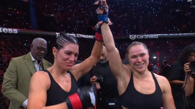 Ronda Rousey Hancurkan Gina Carano dalam 17 Detik di MVP MMA 1