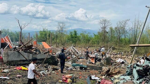 Desa di Myanmar Hancur Akibat Ledakan Bahan Peledak Tambang, 55 Tewas