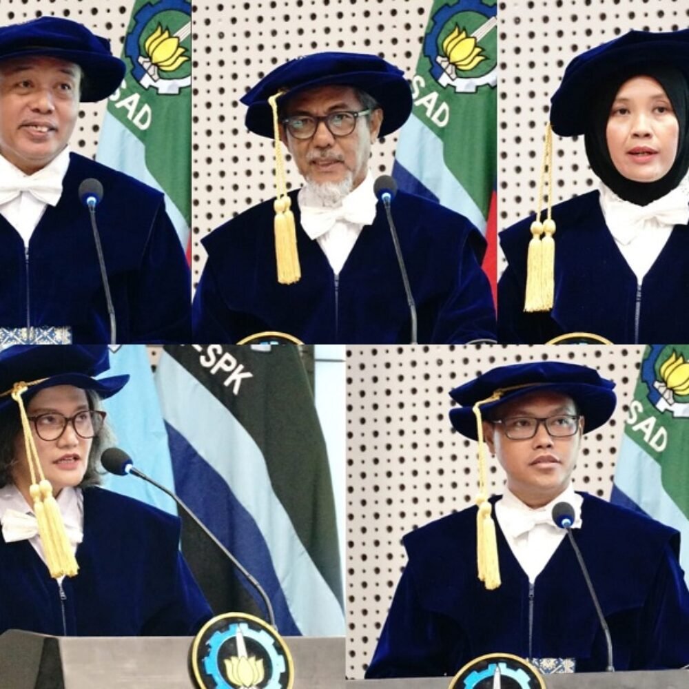 ITS Kukuhkan Lima Profesor Baru, Sokong Kemajuan Pendidikan Indonesia