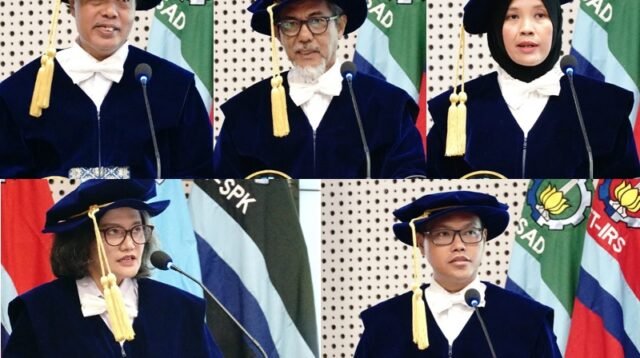 ITS Kukuhkan Lima Profesor Baru, Sokong Kemajuan Pendidikan Indonesia