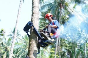 Dosen ITS Kembangkan Mocits, Bantu Petani Kelapa Panen Lebih Aman dan Efisien
