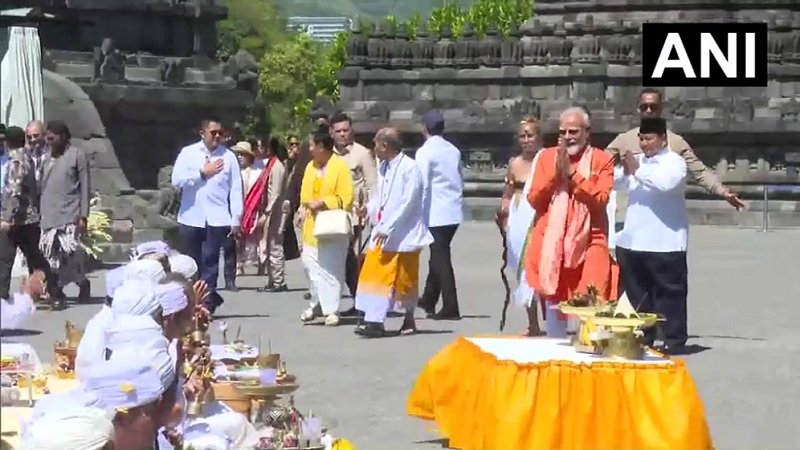 Narendra Modi dan Presiden Prabowo Lakukan Kunjungan Bersejarah ke Candi Prambanan