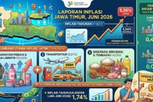 378-Inflasi Jatim Juni 2026 Inflasi Jatim Juni 2026 Lampaui Nasional, Transportasi dan Pangan Jadi Pemicu