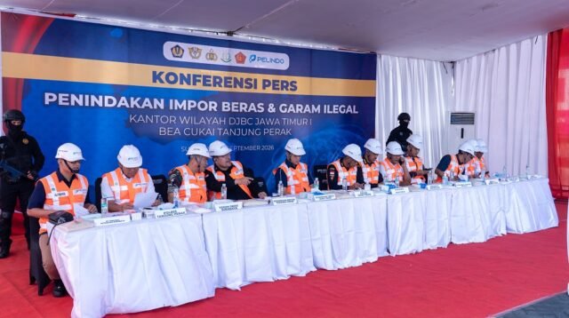 Bea Cukai Temukan Ratusan Ton Beras dan Garam dalam Importasi yang Diberitahukan sebagai Ammonium Chloride
