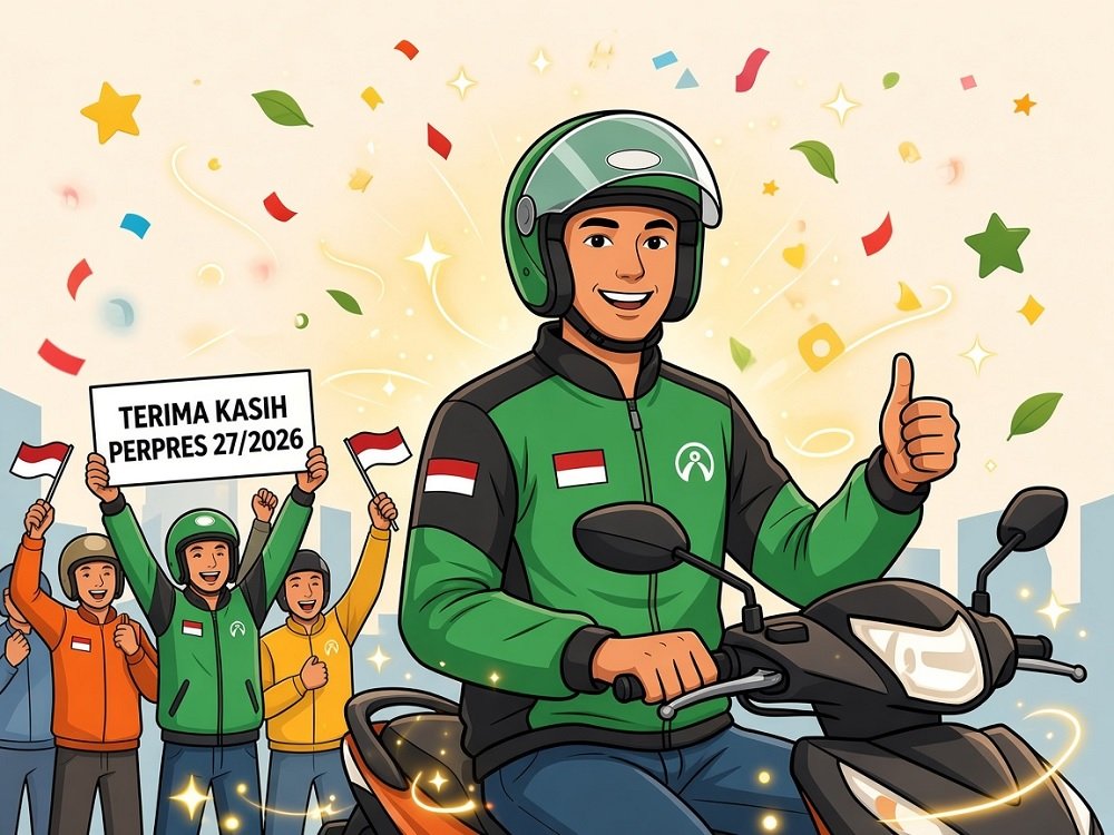 1216-Ilustrasi ojol Perpres Ojol Resmi Terbit: Komisi Platform Dipangkas, Driver Kantongi 92%