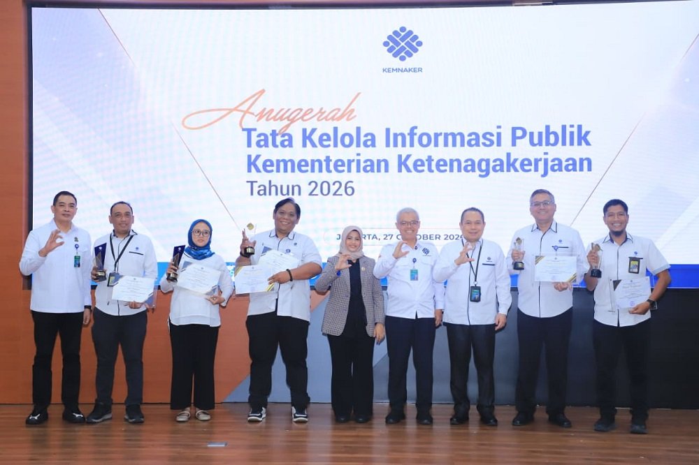 1239-Kemnaker penghargaan tata kelola informasi publik Kemnaker Gelar Anugerah Tata Kelola Informasi Publik 2026